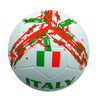 Synco Flag Molded Rubber Football | Size-5 | Soccer Ball| Street Football (Italy-White)