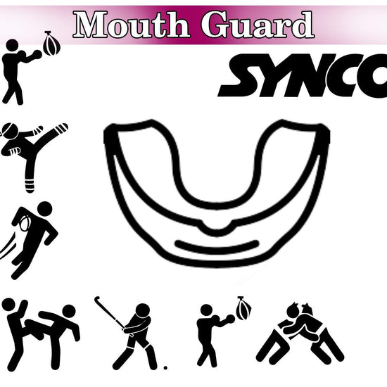 Synco Flavoured Mouth Guard/Gum Shield - for Boxing, MMA, Rugby, Muay Thai, Hockey, <br>Judo, Karate Martial Arts and <br>All Contact Sports| <br>1 Pc (Sky Blue-White) - 3