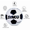 Synco World Cup Series Clasico Soccer ball/Football with Classic White-Black Design | Best for Boys, Girls, Adults, Size-5