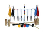 Synco Croquet Sport Elite <br> Croquet Set 4 Player, Elite Set with Croquet Balls and <br>Accessories (38 Inch), Perfect <br>for Lawn, Backyard, Parks and Gardens for Fun, Party and <br>Family Games. - 4