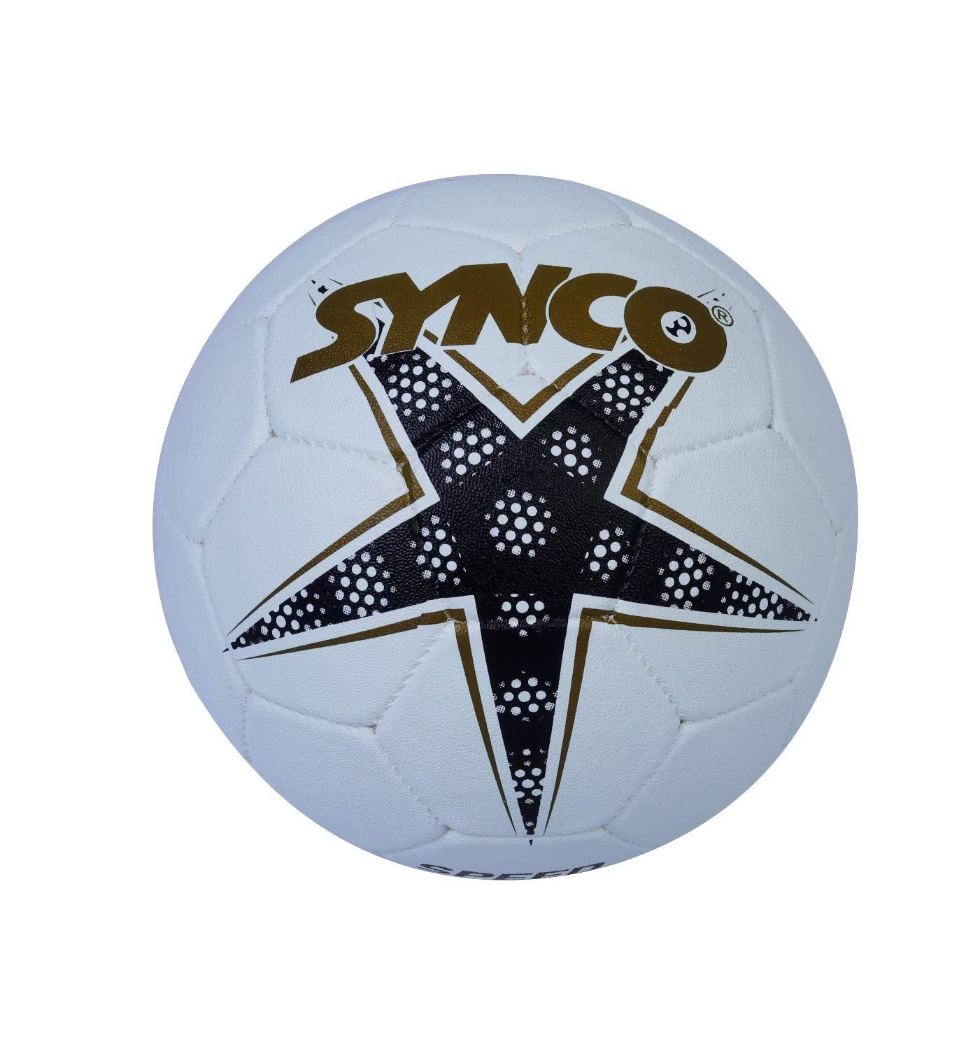 Buy SYNCO World Cup Speed Plain Moulded Football Soccer Ball Size 5 White Online Synco Shop