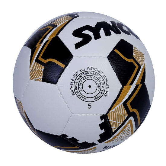 SYNCO FIFA Hyper Seam TPU <br>Football/Soccer Ball Size-5 <br>White - 3