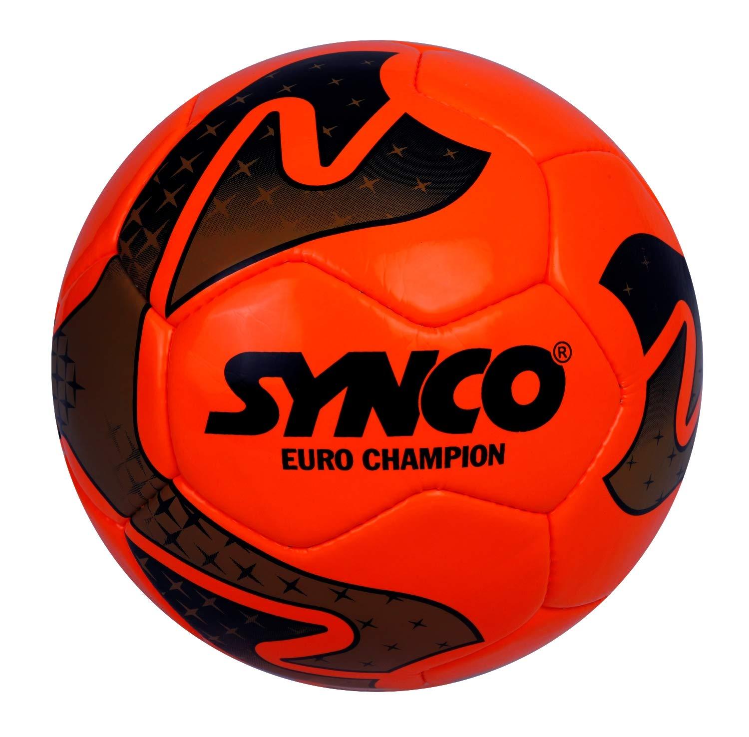 SYNCO Euro Championship PU Football/Soccer Ball Size-5 <br>Orange - 1