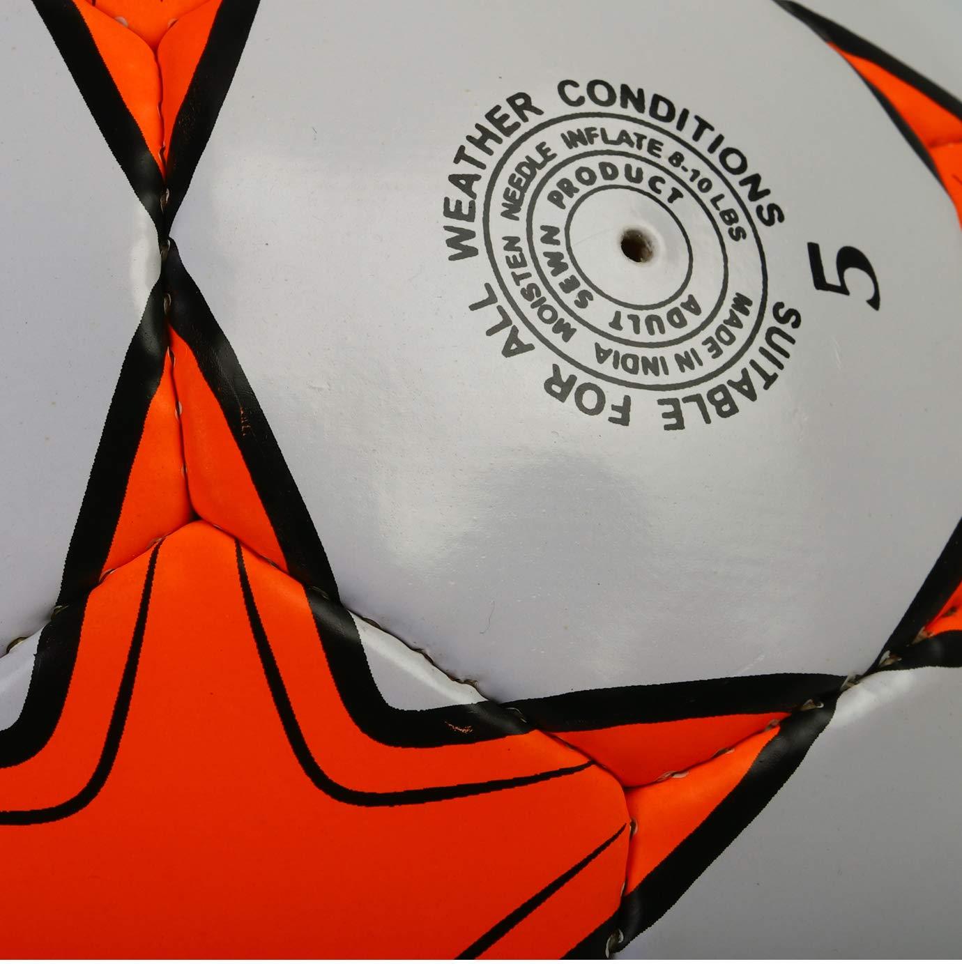 Synco World Cup Football <br>| Soccer Ball Size-5 |Orange | 1 piece - 4