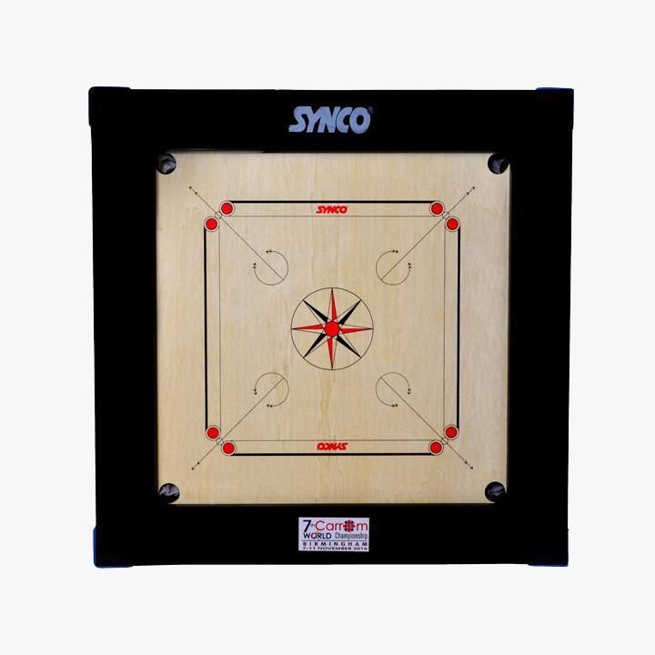 Synco Bulldog Premium  Full size 16mm Carrom Board - 1