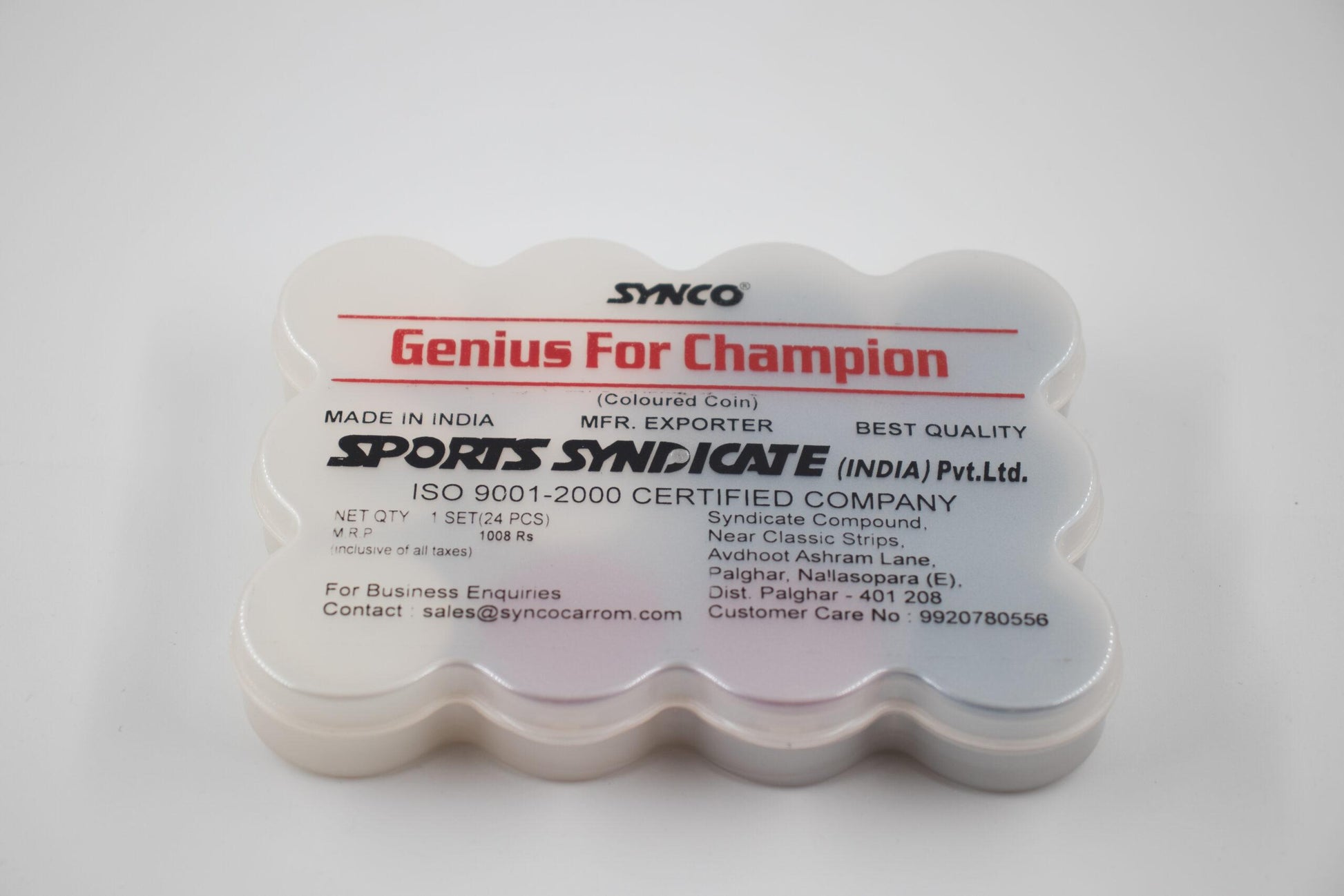 Synco Genius for Champion Colored Carrom Coins - 2