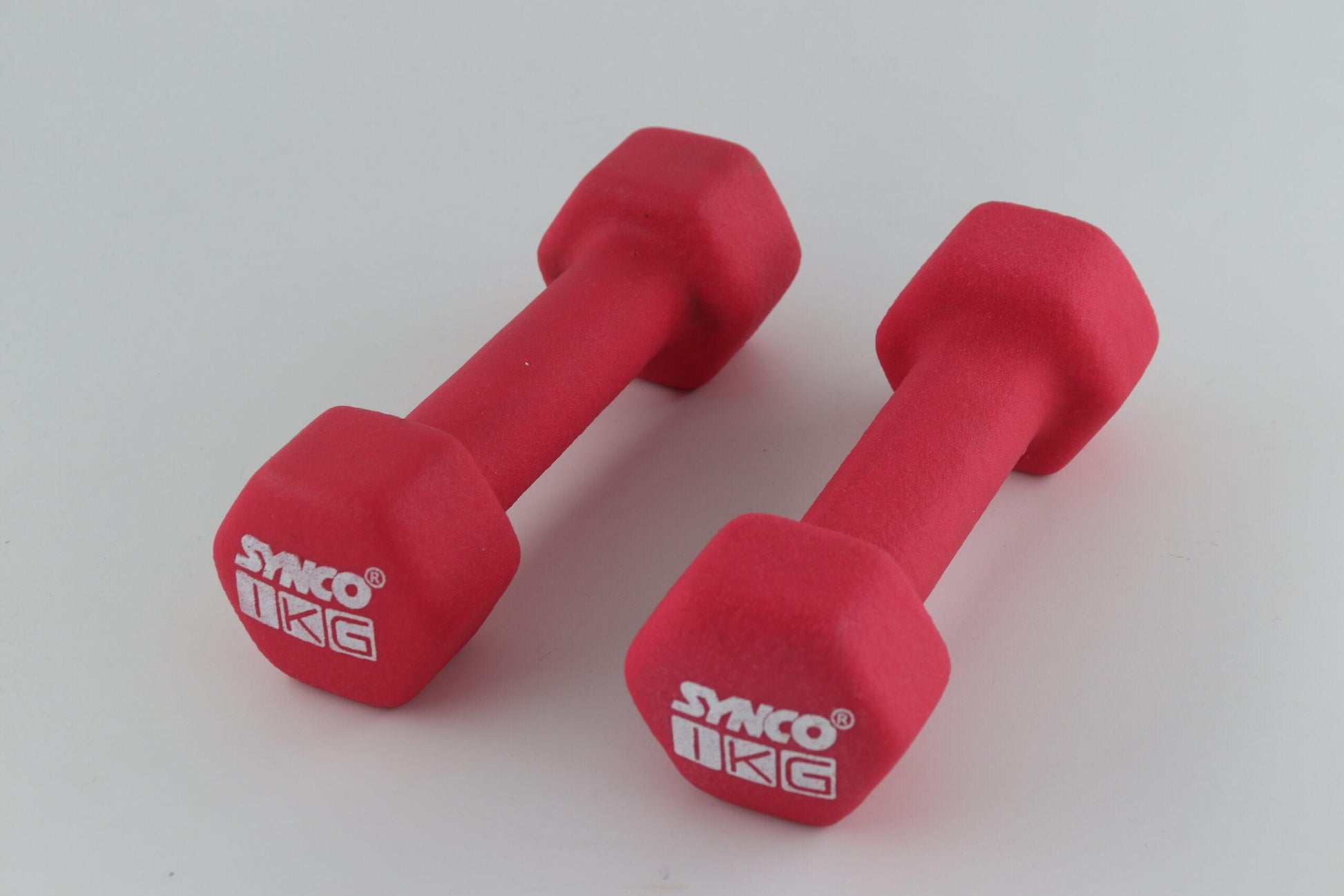 Synco Red Dumbbell Pair ( 2 x 1 KG) - 1