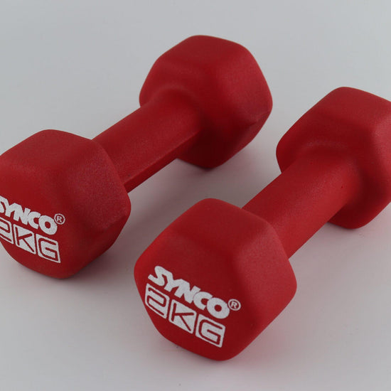 Synco Red Dumbbell Pair (2 x 2 KG) - 5