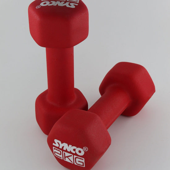 Synco Red Dumbbell Pair (2 x 2 KG) - 4