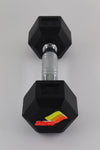 Synco Rubber Coated Dumbbell Pair (2 x 2.5 KG) - 4