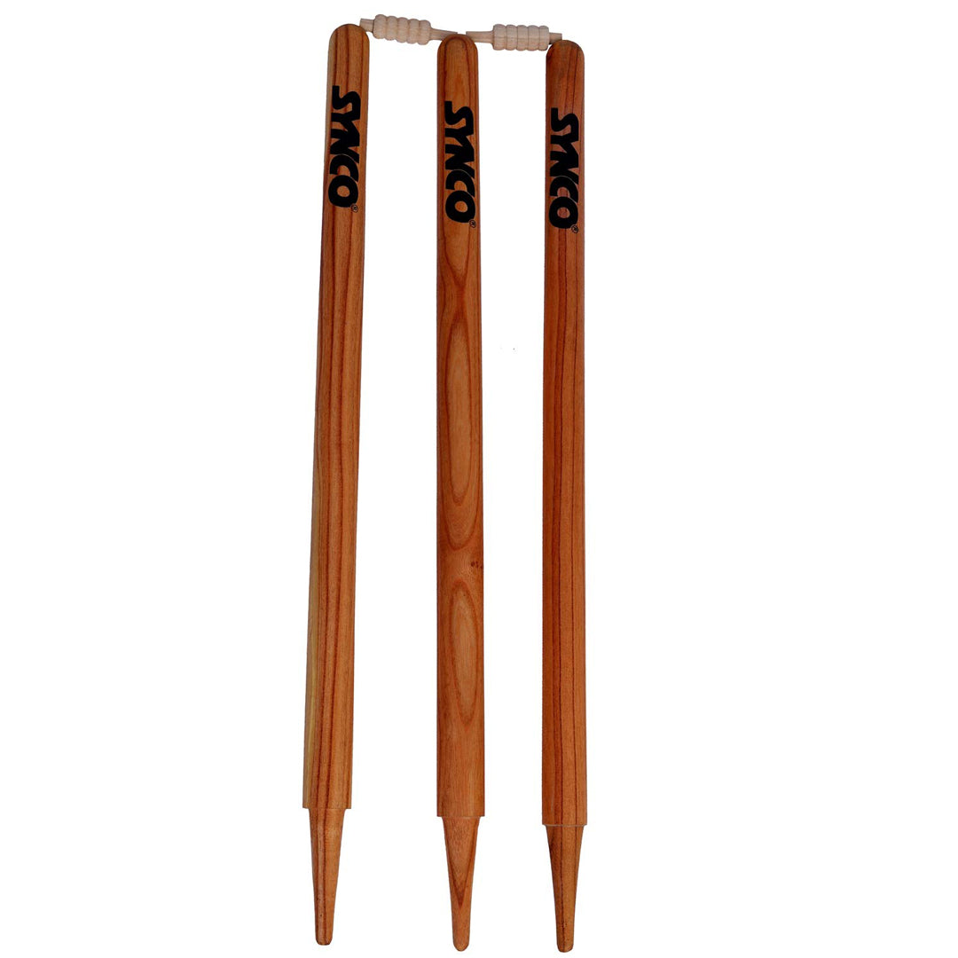 SYNCO Wooden Wicket Set for Youth and Senior front 