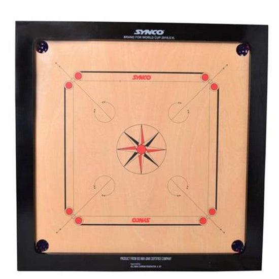 Synco Speedway 4mm Full Size Carrom Board - 3