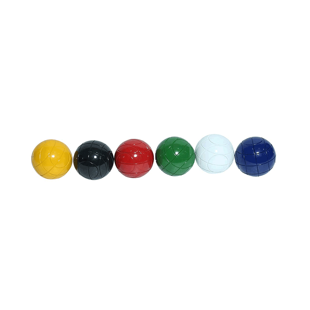 Synco Croquet Sport Gold Croquet Set 6 Player, Professional Set Croquet Balls 